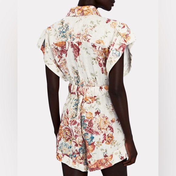 ZIMMERMANN
Pattie Belted Floral Linen Playsuit Size Zimmermann 2 - Picture 2 of 9